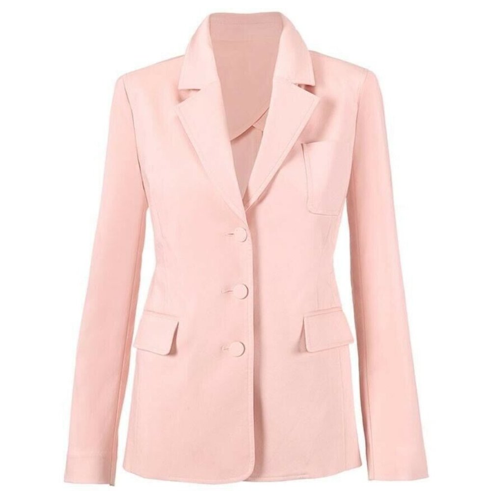 CAbi Brand New Carnation Pink Grace Blazer Jacket #5656 Long Sleeve Size 4